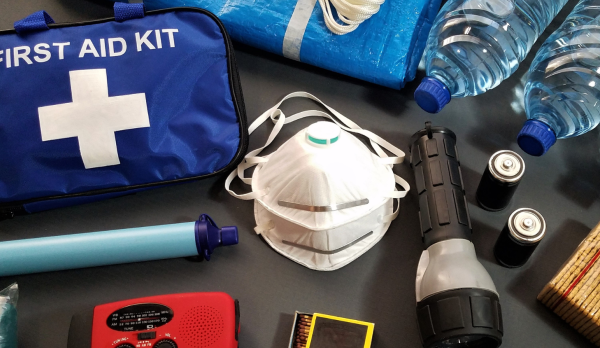 A picture of the emergency plan kit