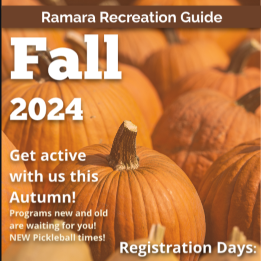 Fall Recreation Guide Cover