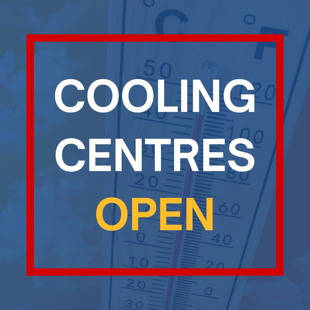 Cooling Centres Open wording